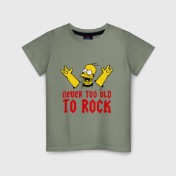 Детская футболка хлопок Simpson Rock