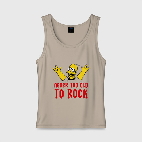 Женская майка хлопок Simpson Rock