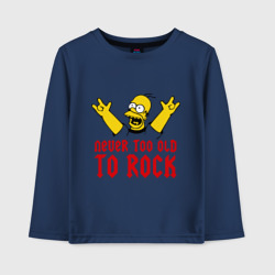 Детский лонгслив хлопок Simpson Rock