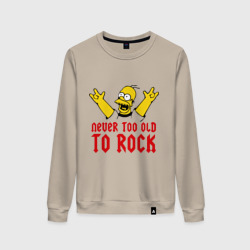 Женский свитшот хлопок Simpson Rock