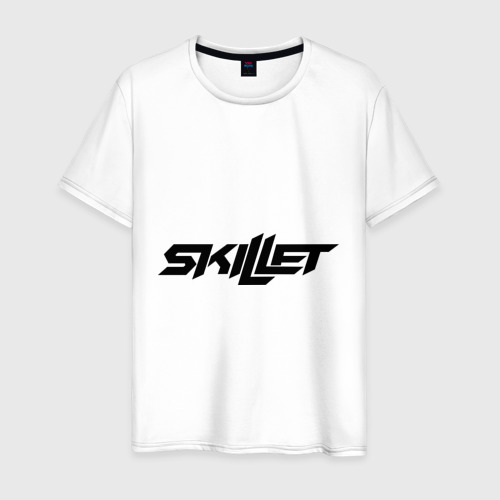Мужская футболка хлопок Skillet logotip