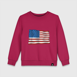Детский свитшот хлопок Америка флаг