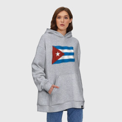 Худи SuperOversize хлопок Куба флаг - фото 2
