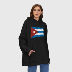 Худи SuperOversize хлопок Куба флаг - фото 2