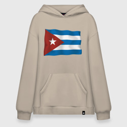 Худи SuperOversize хлопок Куба флаг