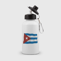 Бутылка спортивная Куба флаг