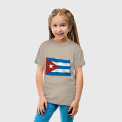 Детская футболка хлопок Куба флаг - фото 2
