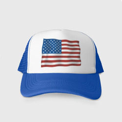 Кепка тракер с сеткой Америка флаг 3