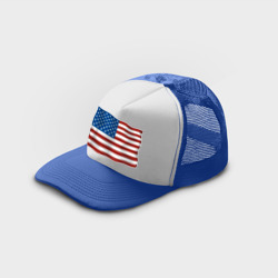 Кепка тракер с сеткой Америка флаг 3 - фото 2