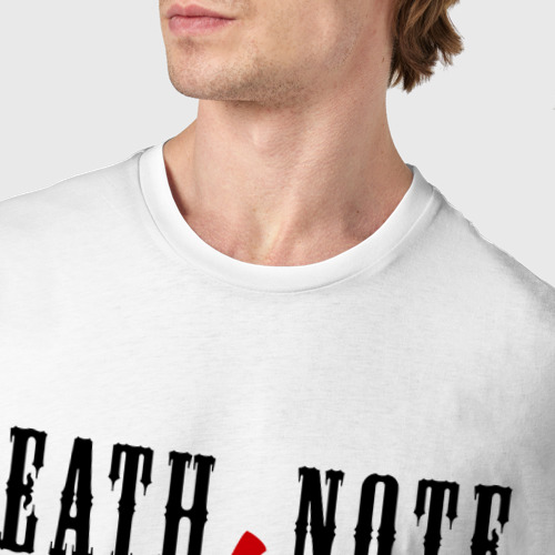Мужская футболка хлопок Death Note. Apple - фото 6
