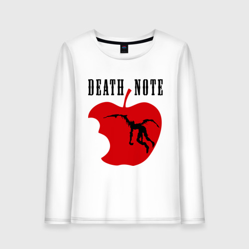 Женский лонгслив хлопок Death Note. Apple