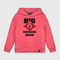 Детское худи Oversize хлопок Большой русский медведь