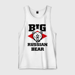 Мужская майка хлопок Большой русский медведь
