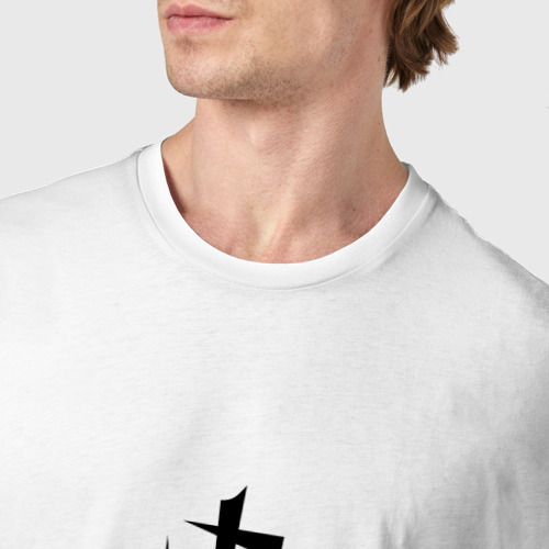 Мужская футболка хлопок Оргазм Нострадамуса, цвет белый - фото 6