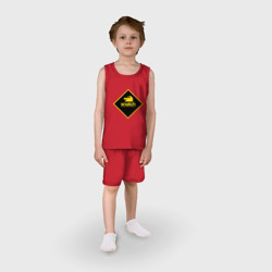 Детская пижама с шортами хлопок Большой куш ромб - фото 2