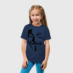 Детская футболка хлопок Вендетта маска - фото 2