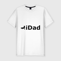 Мужская футболка хлопок Slim IDad - я отец