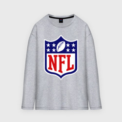 Женский лонгслив oversize хлопок NFL