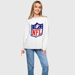 Женский лонгслив oversize хлопок NFL - фото 2