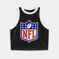 Женская укороченная майка-топ хлопок NFL