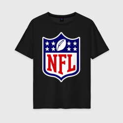 Женская футболка хлопок Oversize NFL