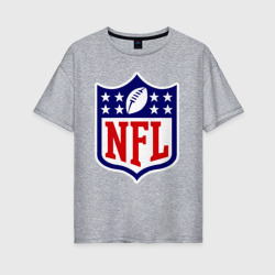 Женская футболка хлопок Oversize NFL