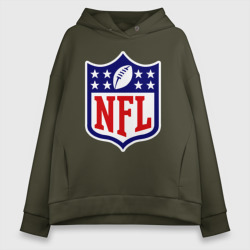 Женское худи Oversize хлопок NFL