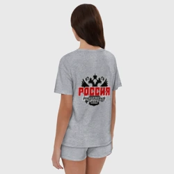 Женская пижама с шортиками хлопок Рукопашный бой - фото 2