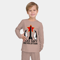 Детская пижама с лонгсливом хлопок Free Soft Revolution2 - фото 2