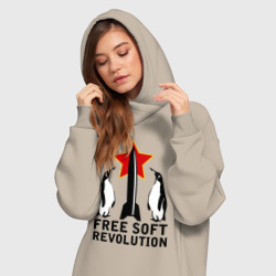 Платье-худи хлопок Free Soft Revolution2 - фото 2