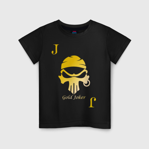 Детская футболка хлопок gold joker