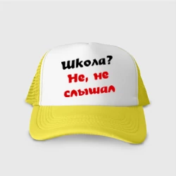 Кепка тракер с сеткой Школа? не, не слышал