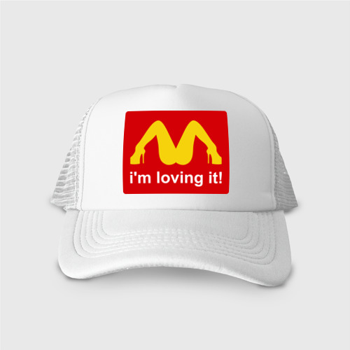 Кепка тракер с сеткой i\'m lovin\' it!