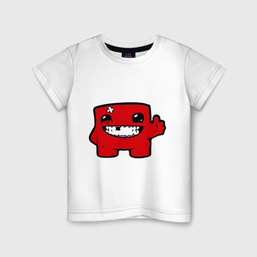 Детская футболка хлопок Super Meat Boy