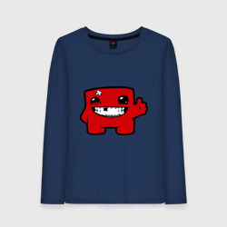 Женский лонгслив хлопок Super Meat Boy