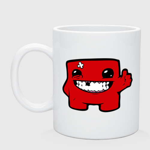 Кружка керамическая Super Meat Boy