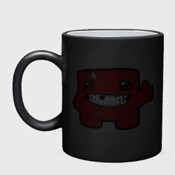 Кружка хамелеон Super Meat Boy - фото 2