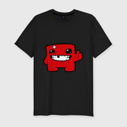 Мужская футболка хлопок Slim Super Meat Boy