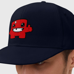 Кепка снепбек с прямым козырьком Super Meat Boy