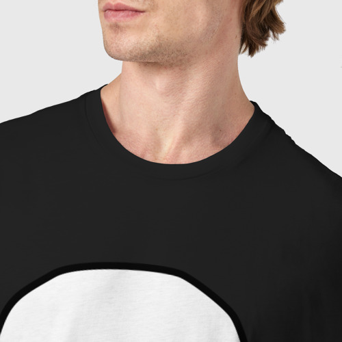 Мужская футболка хлопок Poker Face (mem), цвет черный - фото 6