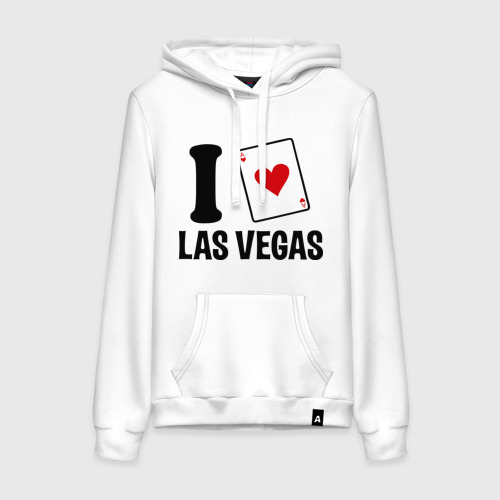 Женская толстовка хлопок I Love Las Vegas