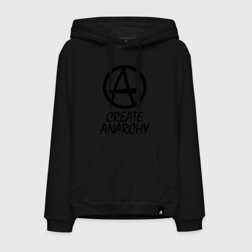 Мужская толстовка хлопок Create anarchy, цвет черный