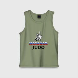 Детская майка хлопок Russia judo