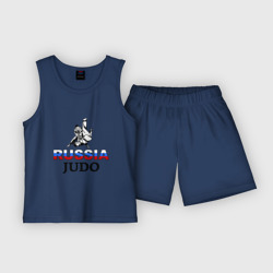Детская пижама с шортами хлопок Russia judo