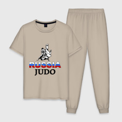 Мужская пижама хлопок Russia judo