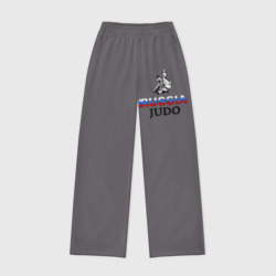 Женские брюки oversize без начеса хлопок Russia judo