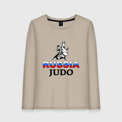 Женский лонгслив хлопок Russia judo