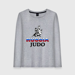 Женский лонгслив хлопок Russia judo