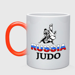 Кружка хамелеон Russia judo