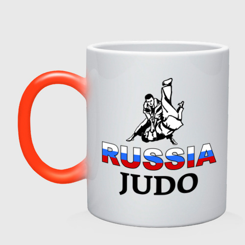 Кружка хамелеон Russia judo
